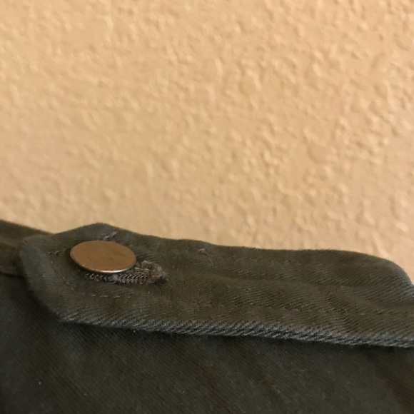 a.n.a. Army Green Cotton Jacket Size Small - Picture 7 of 9